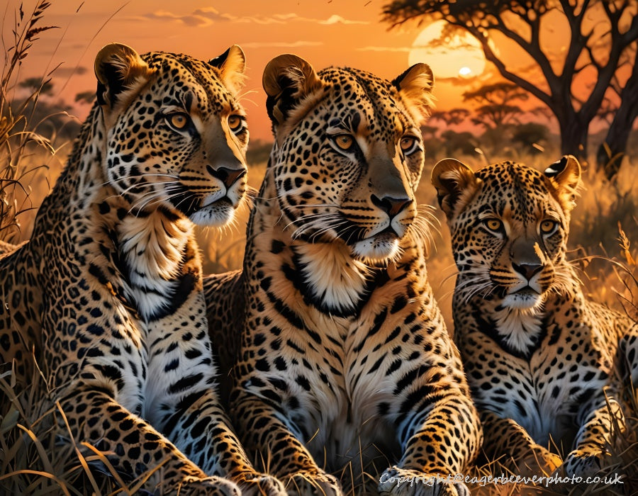 Big Cat Wildlife Art by UK Artist christopher Beever 24