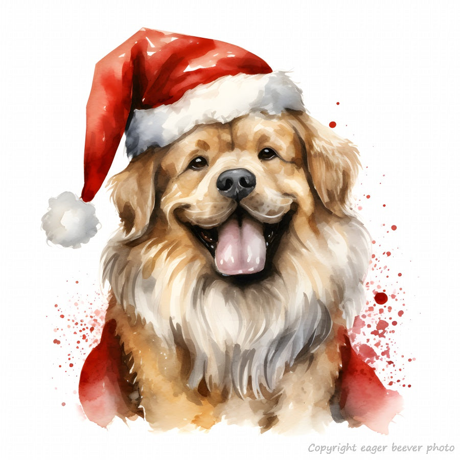 Christmas Wildlife Print Clothing Home Décor Gifts & download 23