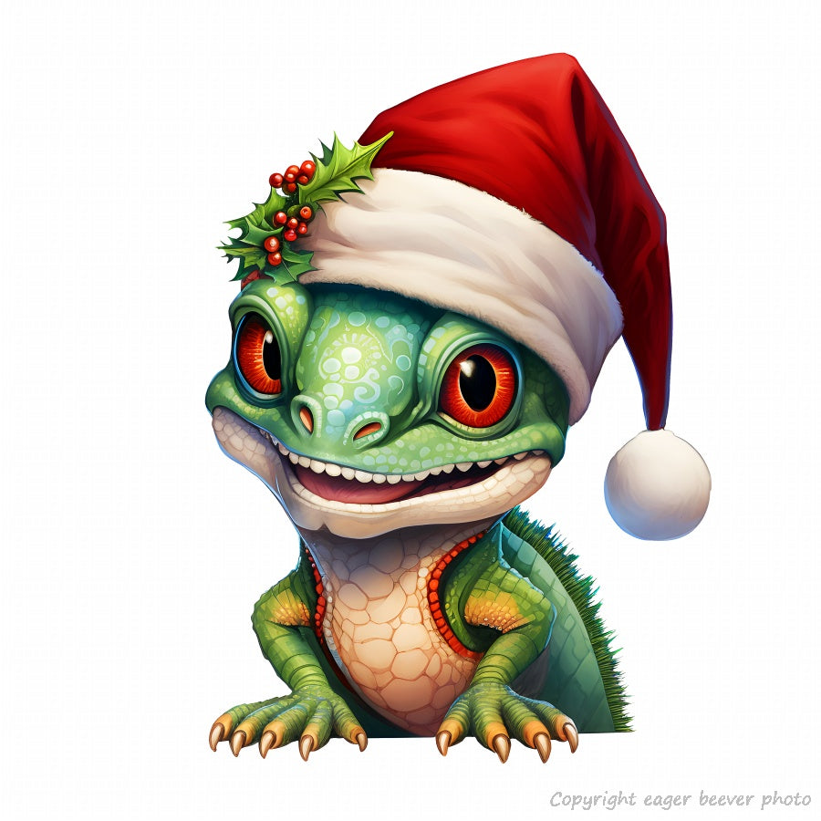 Christmas Wildlife Print Clothing Home Décor Gifts & download 34