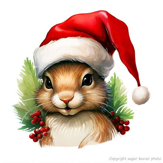 Christmas Wildlife & Animal Art Available for you to Design your own Printed Premium Christmas Jumpers/Sweatshirts, Christmas Hoodies, Christmas T-Shirts, Christmas bags, square Christmas cushions and Christmas wall art in all sizes great for your elf, I mean self and great for making your own Christmas Gifts.