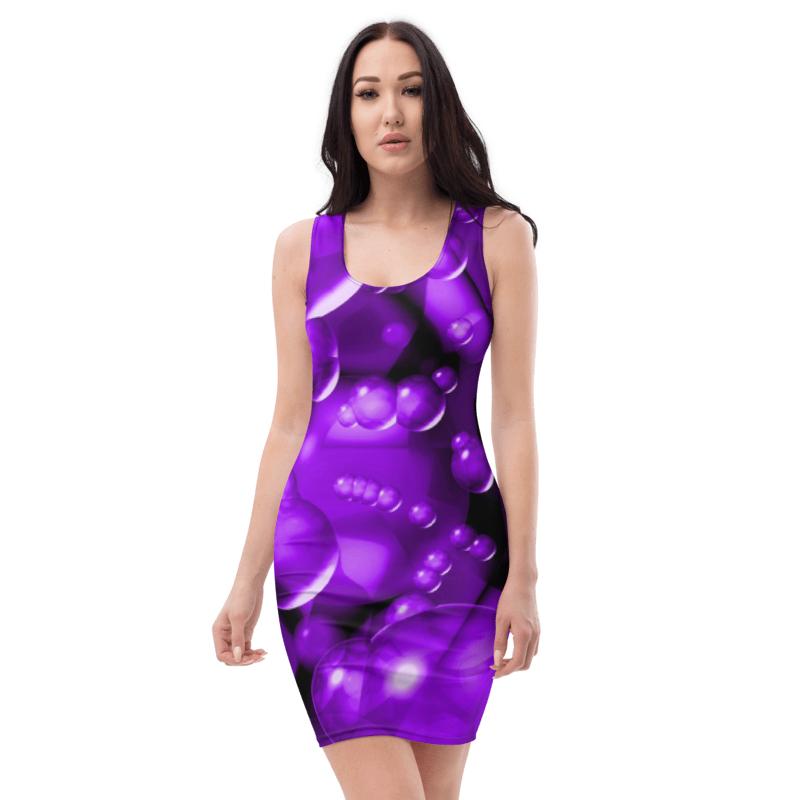 Women's & Girls Sleeveless Pattern Print Body Con Dress 18