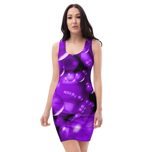 Women's & Girls Sleeveless Pattern Print Body Con Dress 18