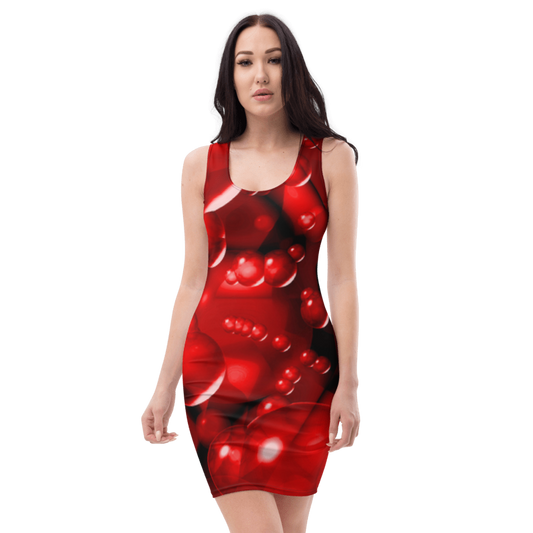 Women's & Girls Sleeveless Pattern Print Body Con Dress 20