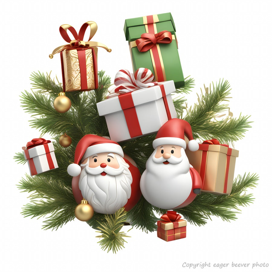 Presents & Christmas Trees Print Leggings