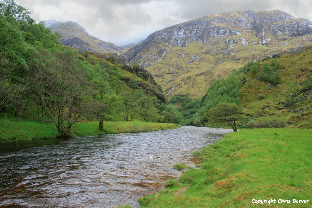 Glen Nevis & Steall Falls Scotland Landscape Art by Chris Beever 10