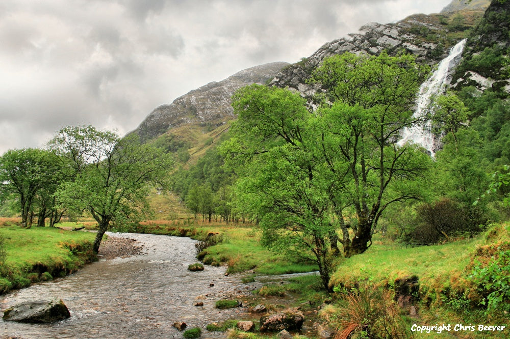 Glen Nevis & Steall Falls Scotland Landscape Art by Chris Beever 13
