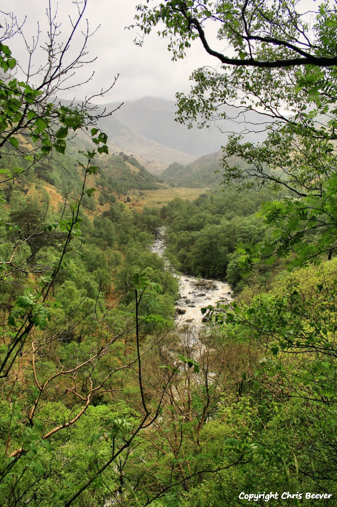 Glen Nevis & Steall Falls Scotland Landscape Art by Chris Beever 2