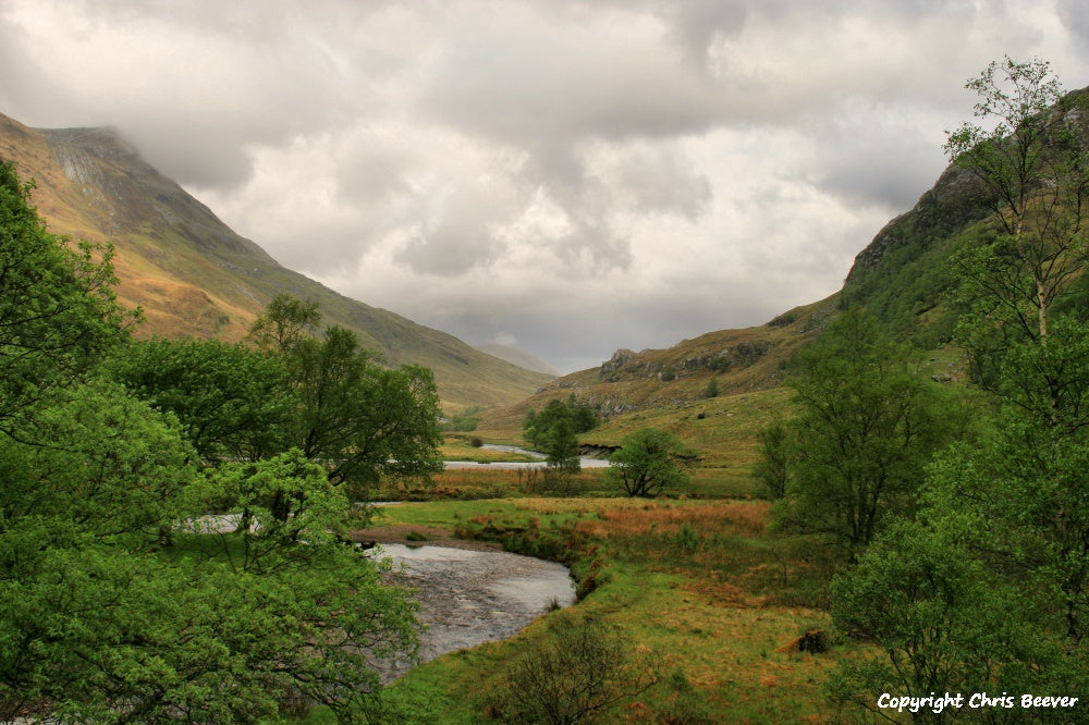 Glen Nevis & Steall Falls Scotland Landscape Art by Chris Beever 22