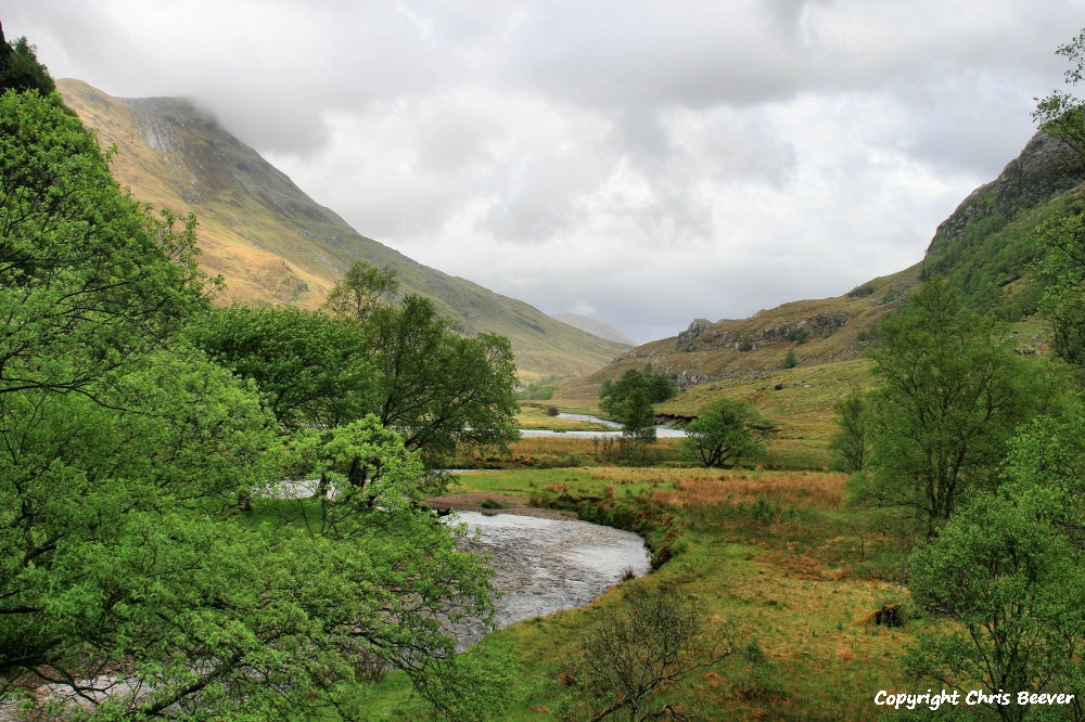 Glen Nevis & Steall Falls Scotland Landscape Art by Chris Beever 25