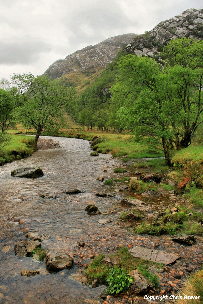 Glen Nevis & Steall Falls Scotland Landscape Art by Chris Beever 27