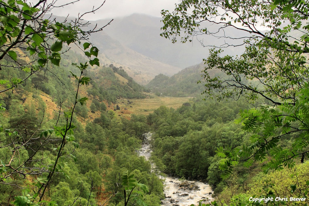 Glen Nevis & Steall Falls Scotland Landscape Art by Chris Beever 3