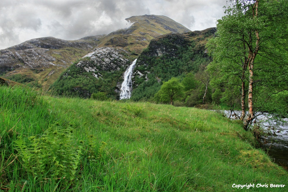 Glen Nevis & Steall Falls Scotland Landscape Art by Chris Beever 7