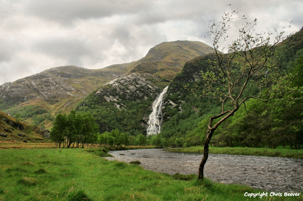 Glen Nevis & Steall Falls Scotland Landscape Art by Chris Beever 9