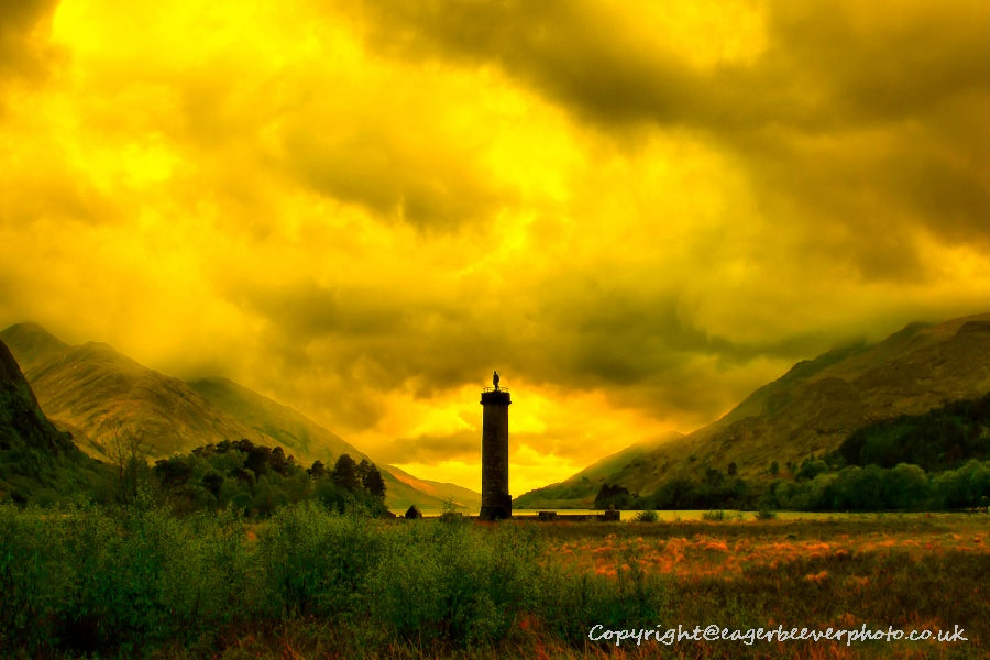 Glenfinnan & Loch Shiel Scotland Uk Landscape Art by Chris Beever 10