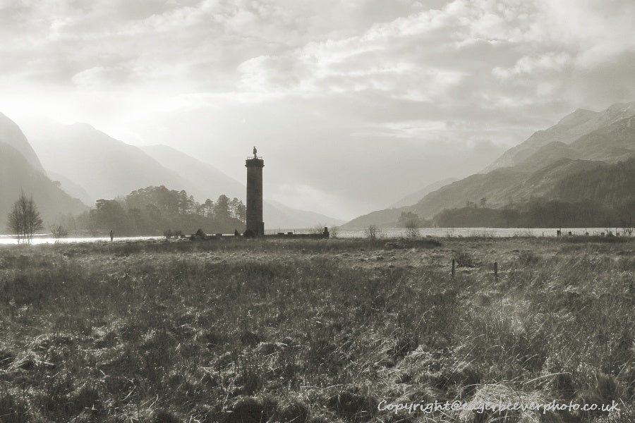 Glenfinnan & Loch Shiel Scotland Uk Landscape Art by Chris Beever 11