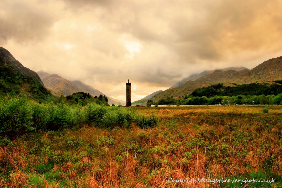 Glenfinnan & Loch Shiel Scotland Uk Landscape Art by Chris Beever 13