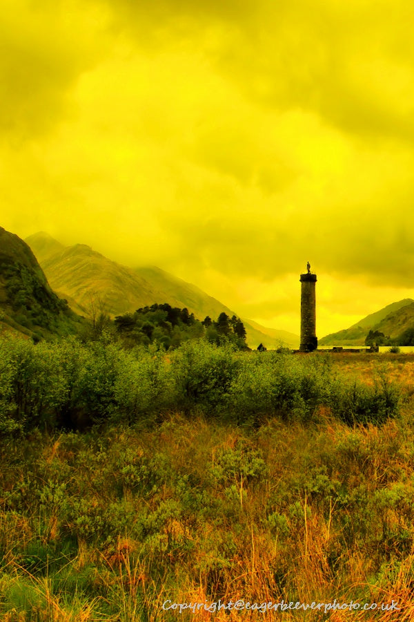 Glenfinnan & Loch Shiel Scotland Uk Landscape Art by Chris Beever 14
