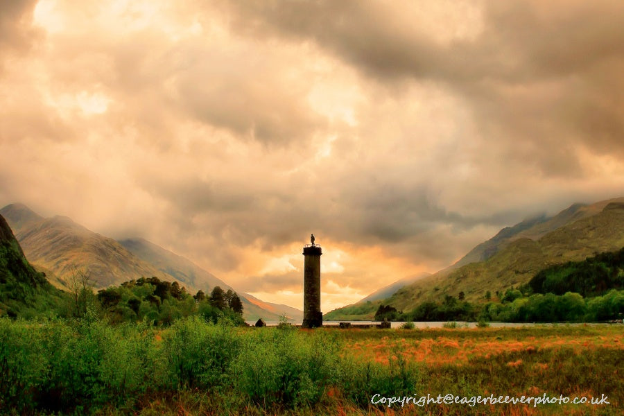 Glenfinnan & Loch Shiel Scotland Uk Landscape Art by Chris Beever 16