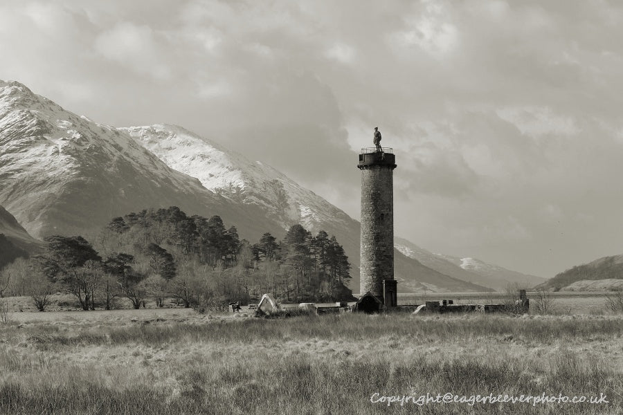 Glenfinnan & Loch Shiel Scotland Uk Landscape Art by Chris Beever 17