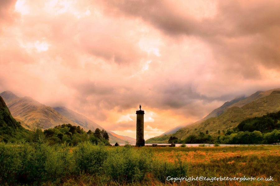 Glenfinnan & Loch Shiel Scotland Uk Landscape Art by Chris Beever 18