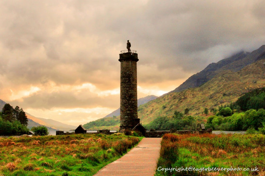Glenfinnan & Loch Shiel Scotland Uk Landscape Art by Chris Beever 19
