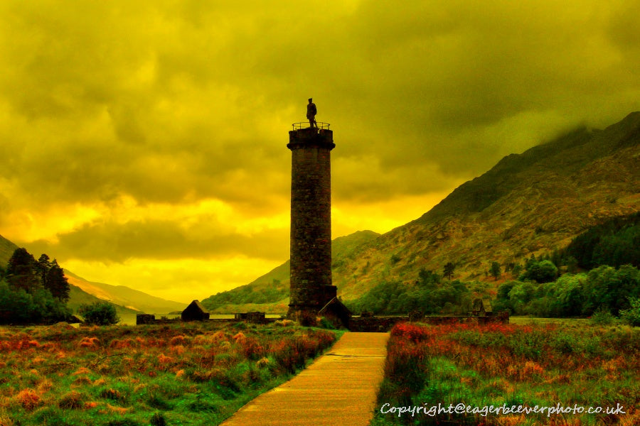Glenfinnan & Loch Shiel Scotland Uk Landscape Art by Chris Beever 20