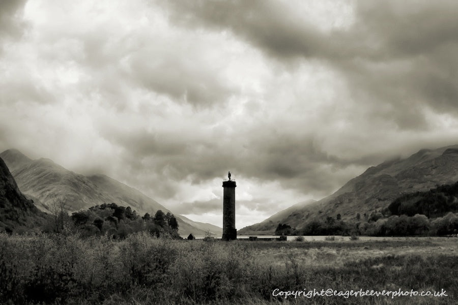 Glenfinnan & Loch Shiel Scotland Uk Landscape Art by Chris Beever 22