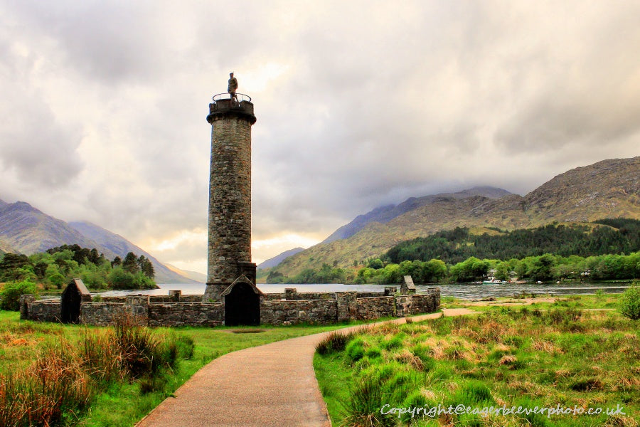 Glenfinnan & Loch Shiel Scotland Uk Landscape Art by Chris Beever 24