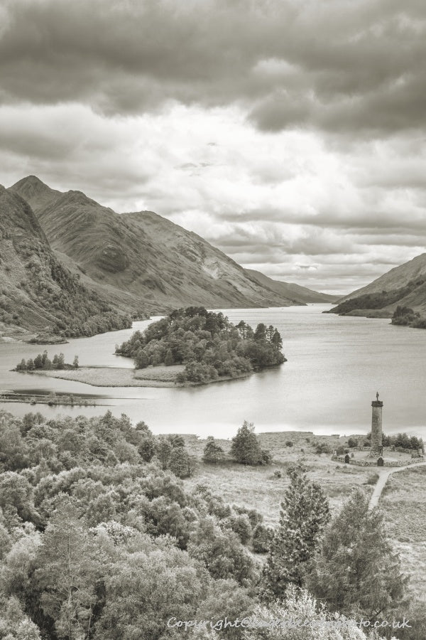 Glenfinnan & Loch Shiel Scotland Uk Landscape Art by Chris Beever 3