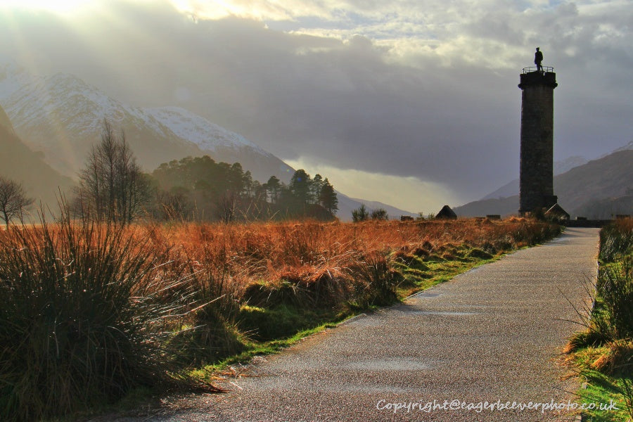 Glenfinnan & Loch Shiel Scotland Uk Landscape Art by Chris Beever 30