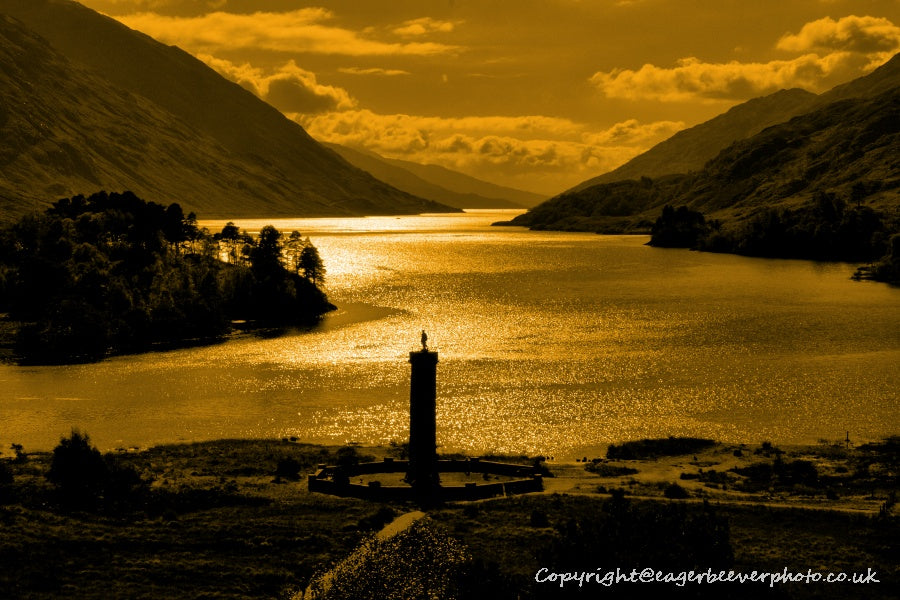 Glenfinnan & Loch Shiel Scotland Uk Landscape Art by Chris Beever 36
