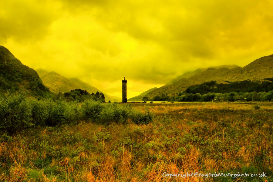 Glenfinnan & Loch Shiel Scotland Uk Landscape Art by Chris Beever 5