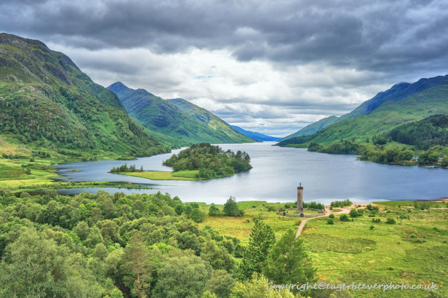 Glenfinnan & Loch Shiel Scotland Uk Landscape Art by Chris Beever 6