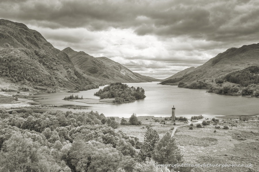 Glenfinnan & Loch Shiel Scotland Uk Landscape Art by Chris Beever 9