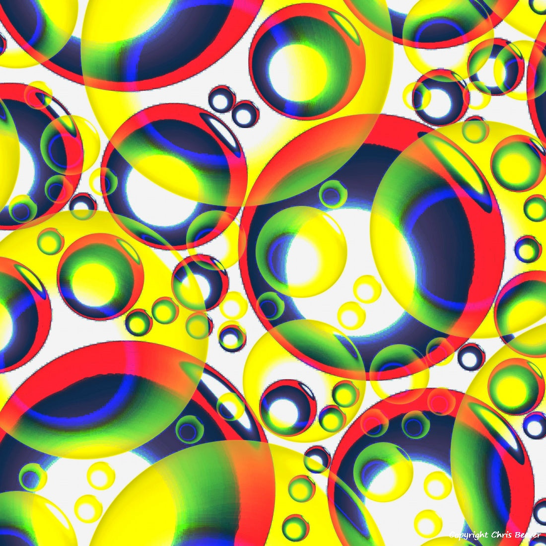 Square Modern Pattern Art by UK Artist Christopher Beever 21