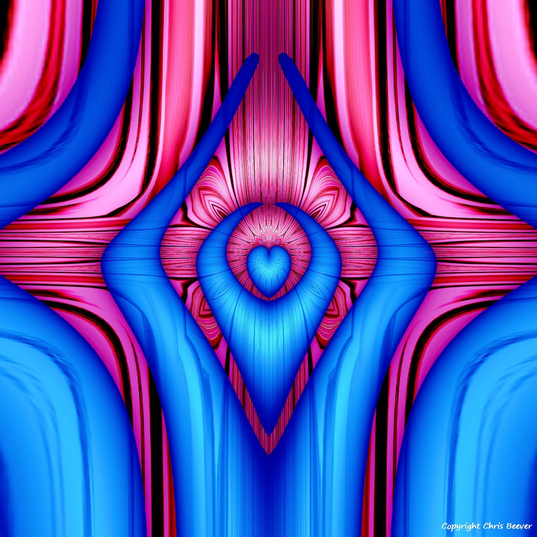 Square Modern Pattern Art by UK Artist Christopher Beever 38