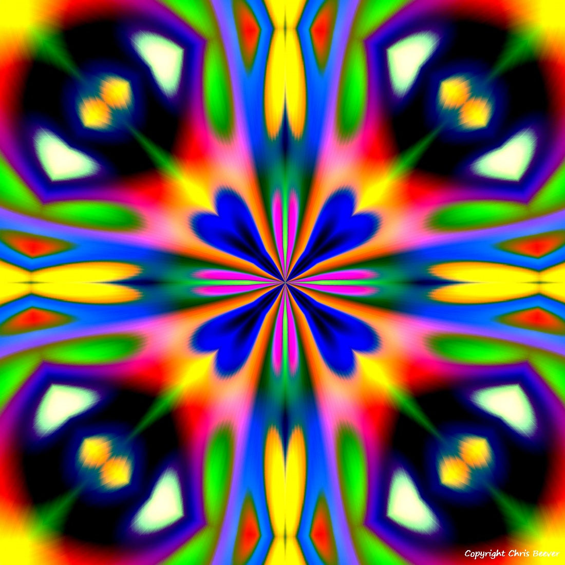 Square Modern Pattern Art by UK Artist Christopher Beever 39