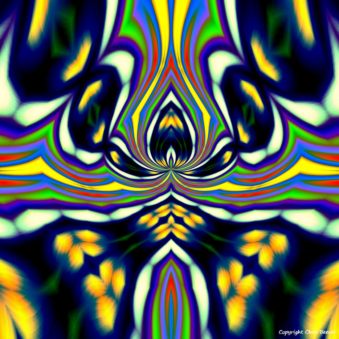 Square Modern Pattern Art by UK Artist Christopher Beever 41