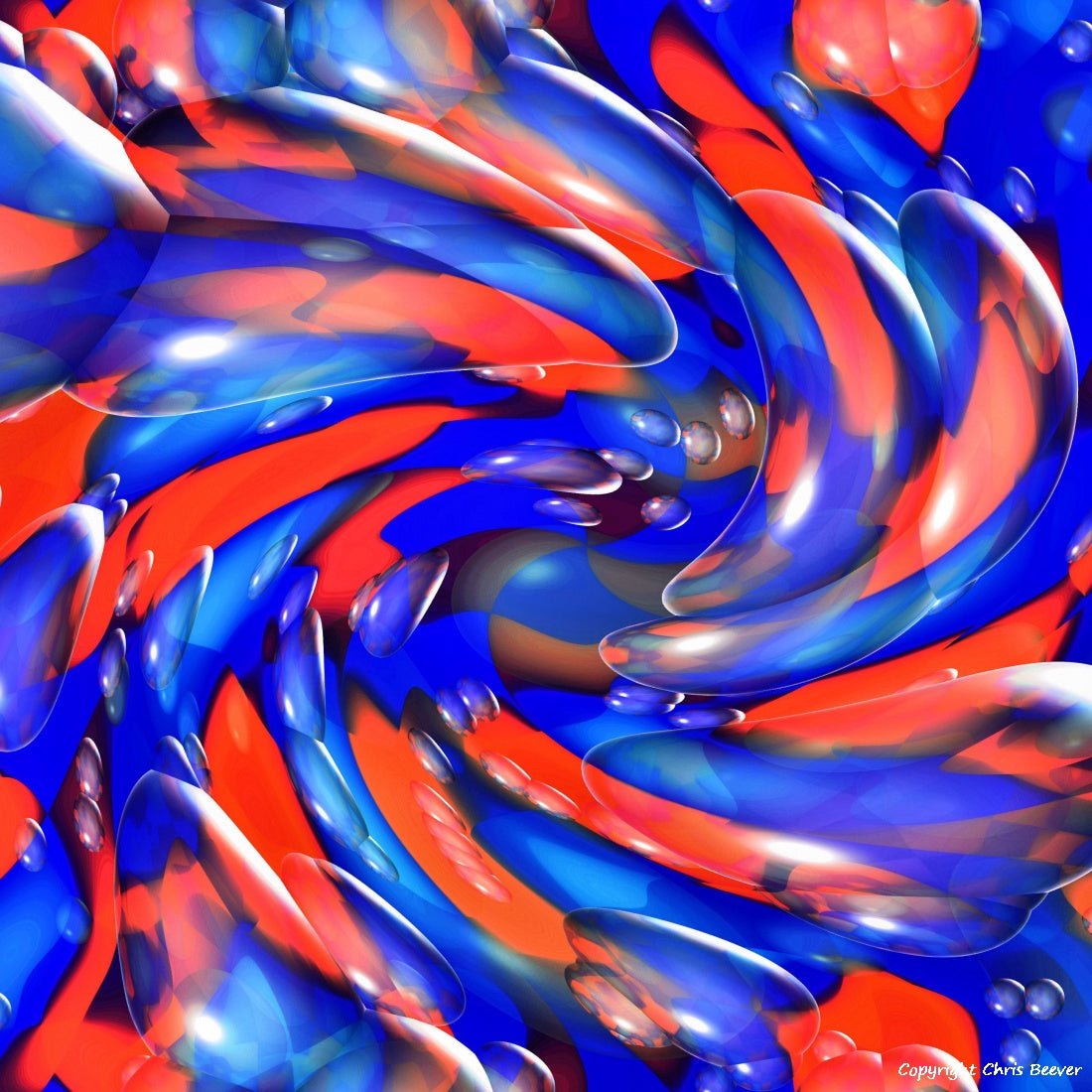 Square Modern Pattern Art by UK Artist Christopher Beever 42