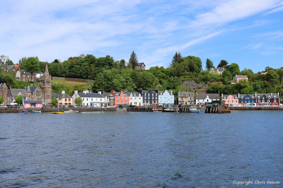 Tobermory & Lighthouse Isle of Mull Landscape Art by Chris Beever 13
