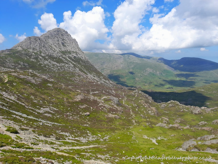 Tryfan Glyder Fach Glyder Fawr Wales Landscape Art by Chris Beever 27