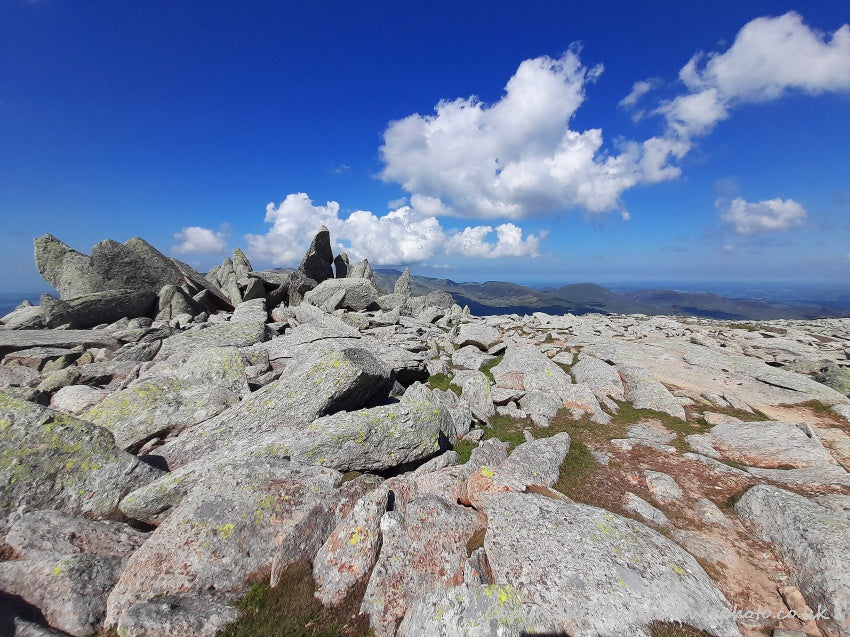 Tryfan Glyder Fach Glyder Fawr Wales Landscape Art by Chris Beever 35