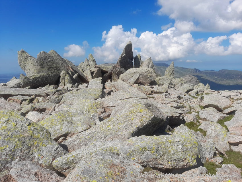 Tryfan Glyder Fach Glyder Fawr Wales Landscape Art by Chris Beever 36