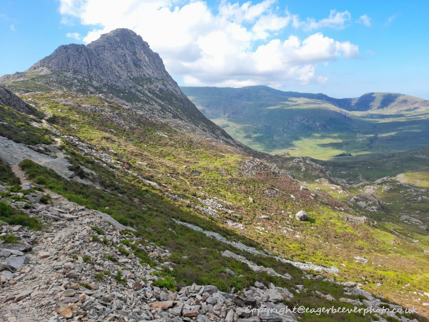 Tryfan Glyder Fach Glyder Fawr Wales Landscape Art by Chris Beever 42