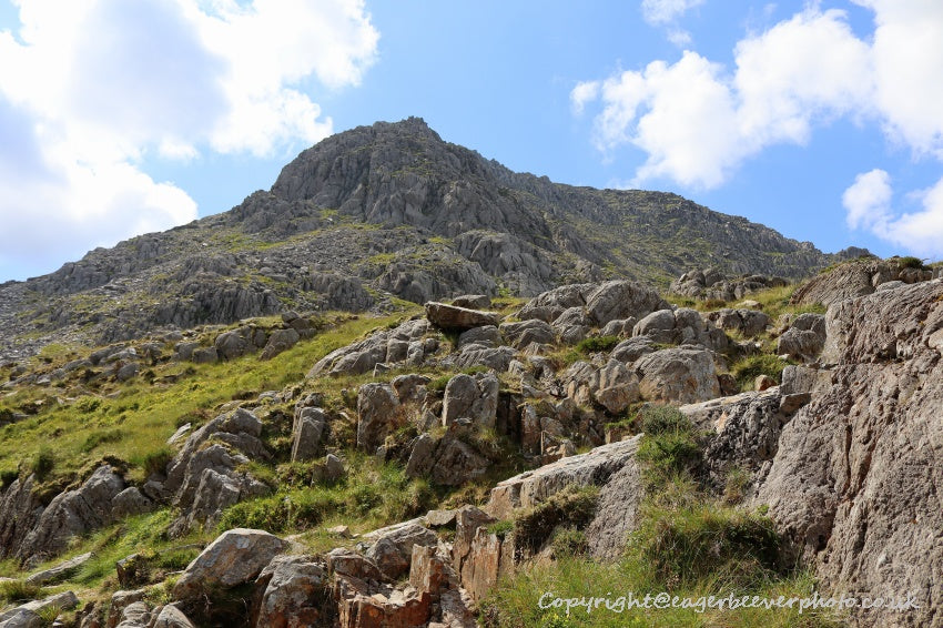 Tryfan Glyder Fach Glyder Fawr Wales Landscape Art by Chris Beever 53