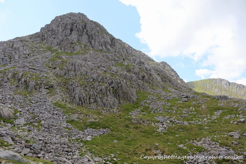 Tryfan Glyder Fach Glyder Fawr Wales Landscape Art by Chris Beever 55