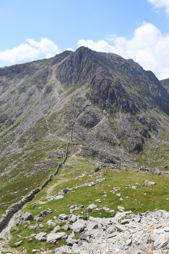 Tryfan Glyder Fach Glyder Fawr Wales Landscape Art by Chris Beever 56