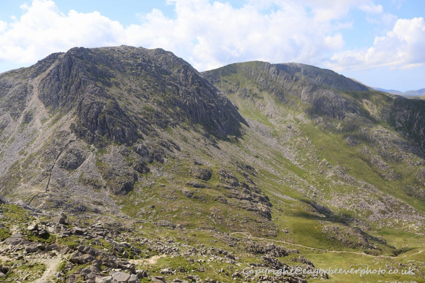 Tryfan Glyder Fach Glyder Fawr Wales Landscape Art by Chris Beever 59