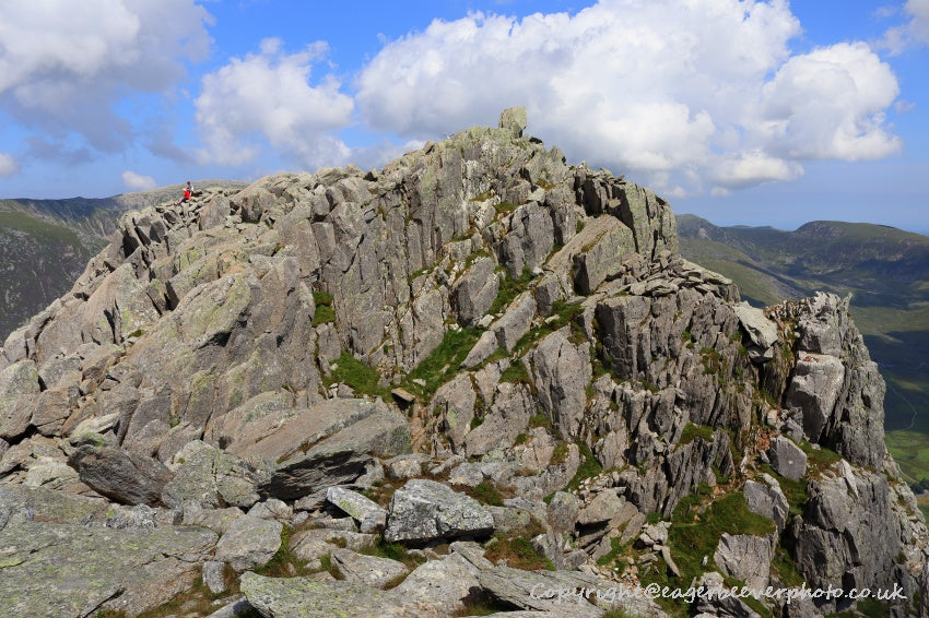 Tryfan Glyder Fach Glyder Fawr Wales Landscape Art by Chris Beever 66