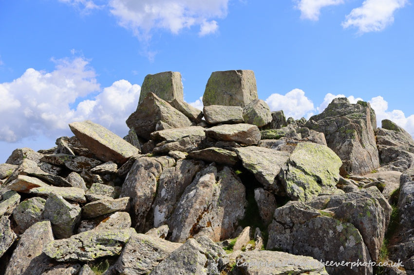 Tryfan Glyder Fach Glyder Fawr Wales Landscape Art by Chris Beever 67